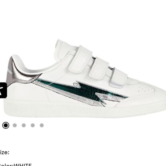 ISABEL MARANT
Beth Velcro Leather Sneakers #13 - Picture 1 of 7